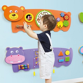 Wall toy hippo
